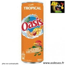 Oasis tropical canette 33cl