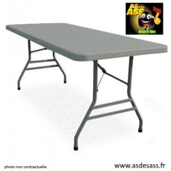 Table Polypro Grise