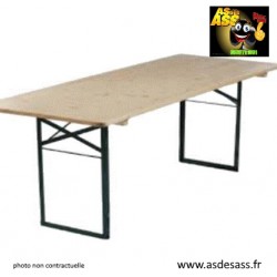 Table bois rectangle